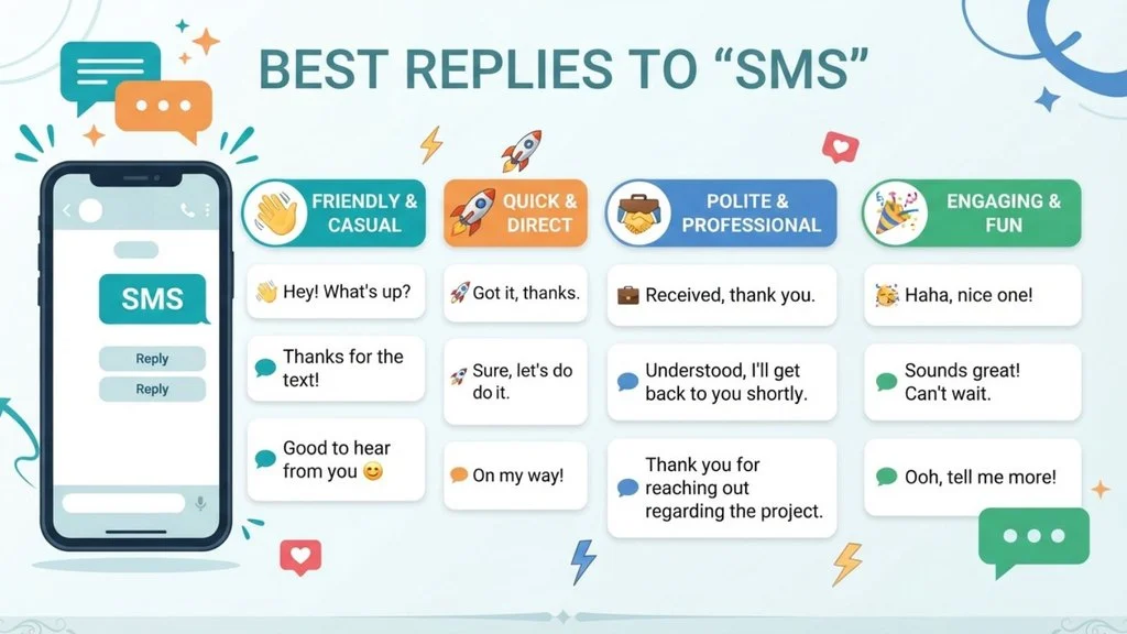Best Replies to “SMS”