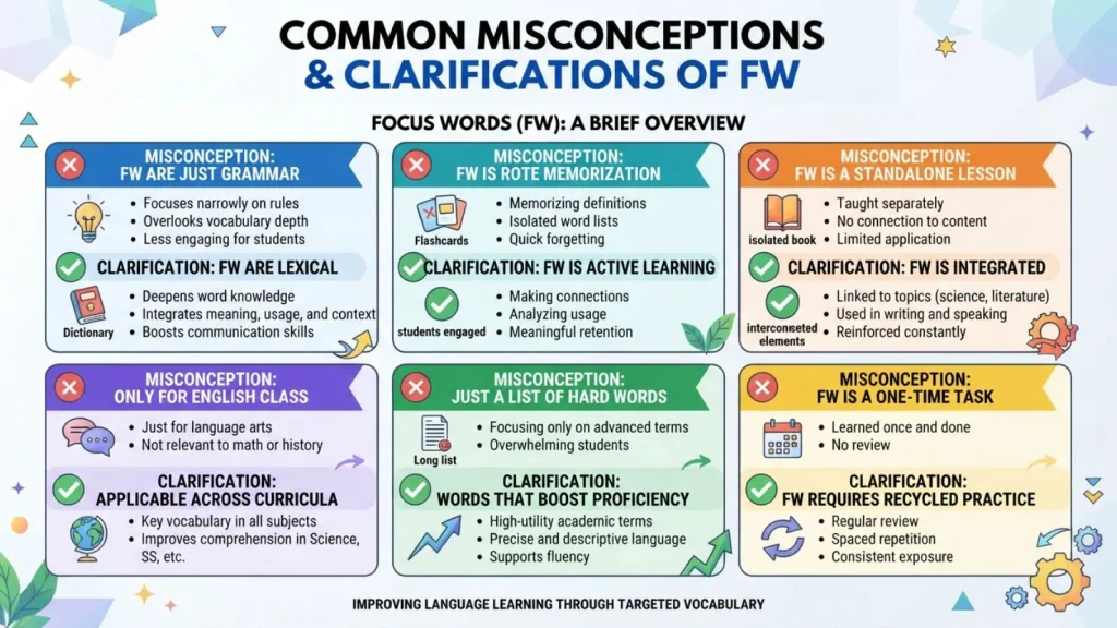 Common Misconceptions & Clarifications of FW