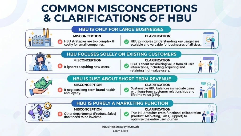 Common Misconceptions & Clarifications of HBU