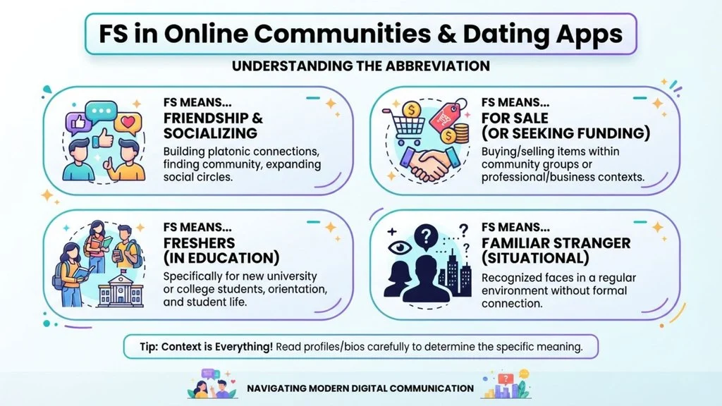 FS in Online Communities & Dating Apps