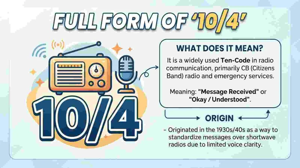 Full Form of “10/4”
