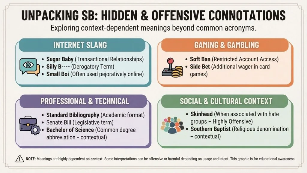 Hidden or Offensive Meanings of SB