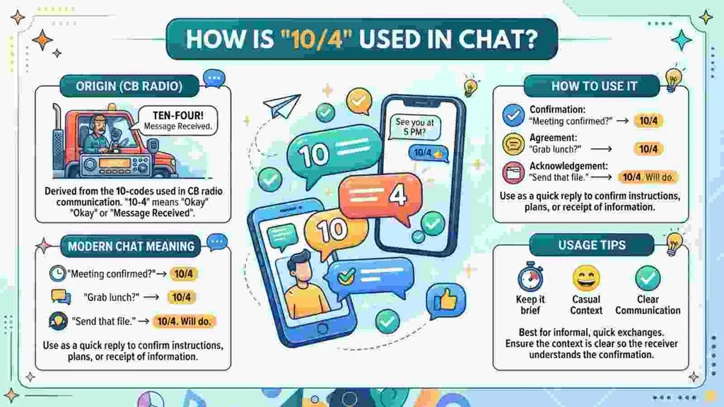 How Is “10/4” Used in Chat?