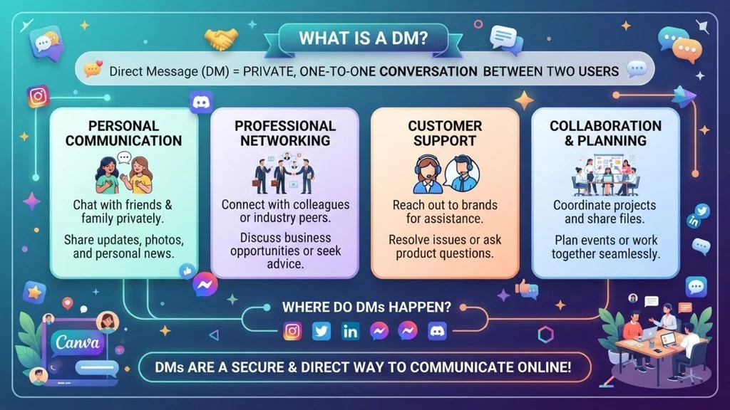 How Is “DM” Used in Chat?