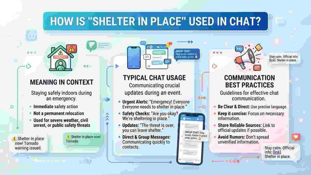 How Is “Shelter in Place” Used in Chat?
