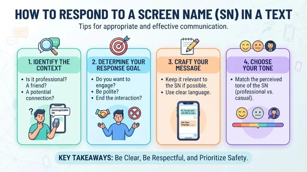 How to Respond to SN in a Text