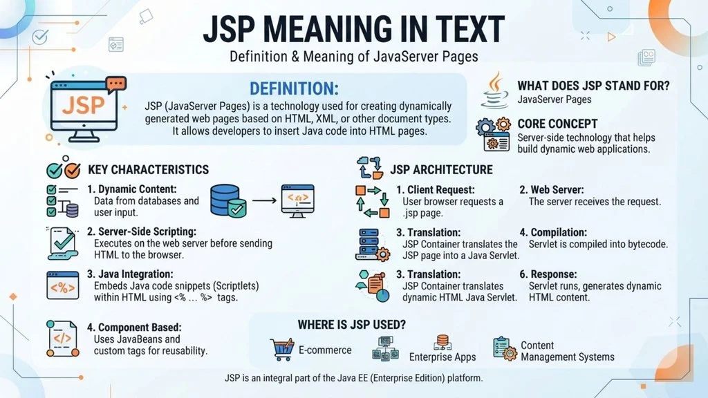 JSP Definition and Meaning