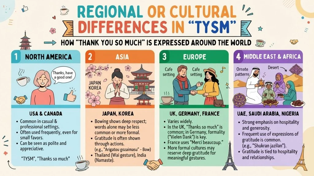 Regional or Cultural Differences in TYSM