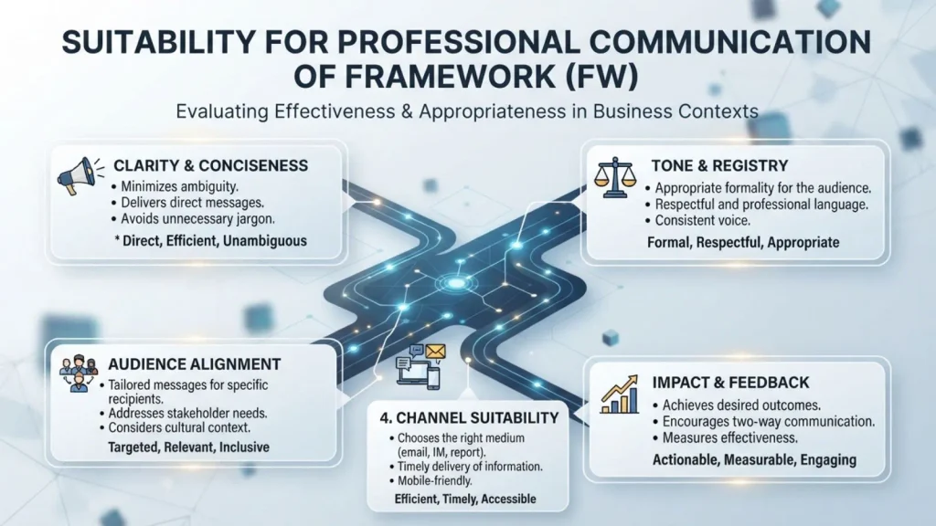 Suitability for Professional Communication of FW