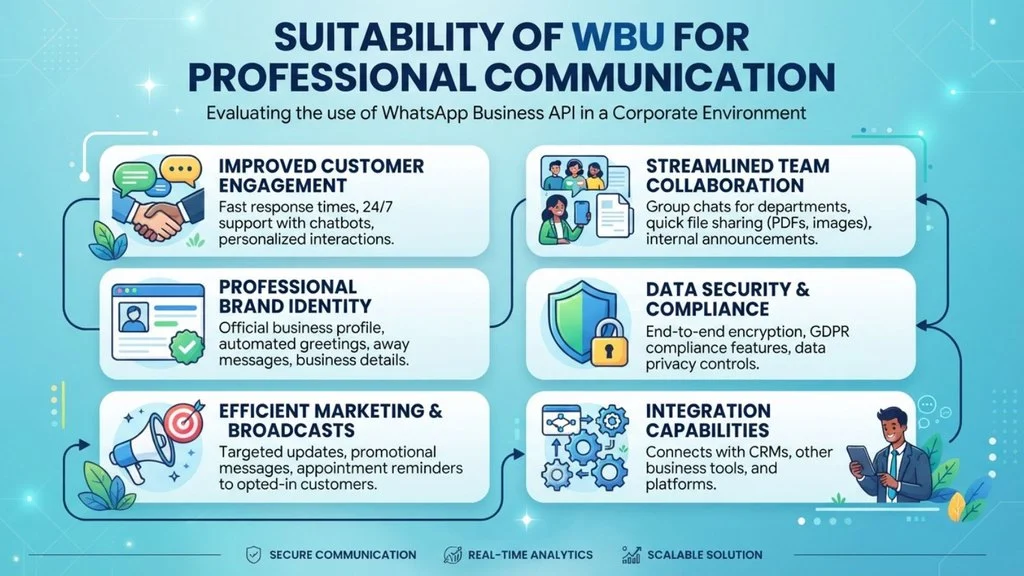 Suitability of WBU for Professional Communication