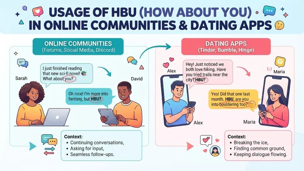 Usage of HBU in Online Communities & Dating Apps