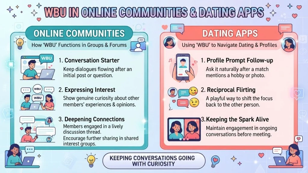 WBU in Online Communities and Dating Apps