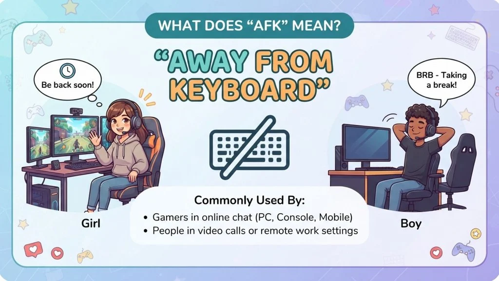 What Does “AFK” Mean From a Girl or Boy?