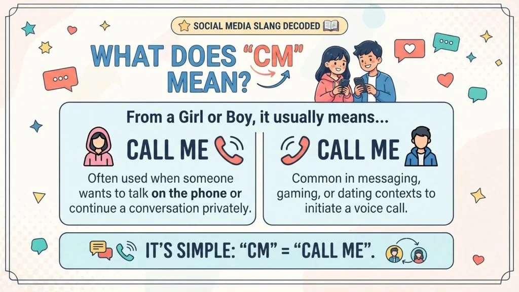 What Does “CM” Mean From a Girl or Boy?