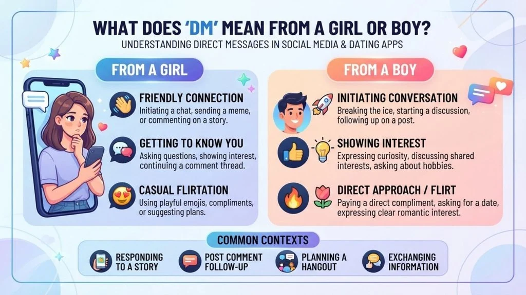 What Does “DM” Mean From a Girl or Boy?