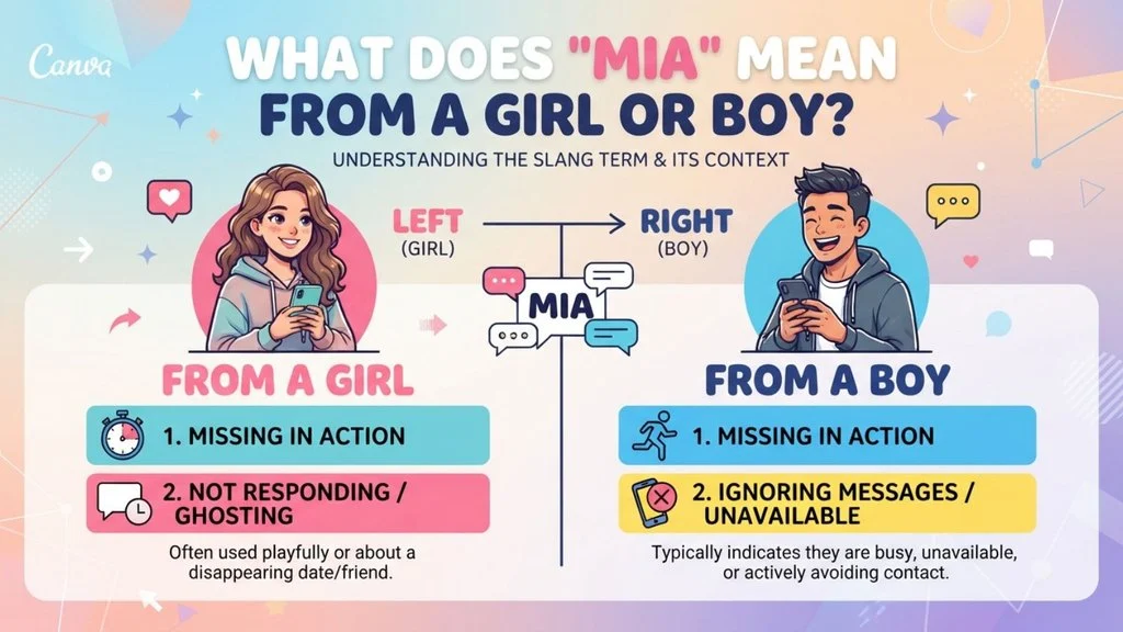 What Does “MIA” Mean From a Girl or Boy?