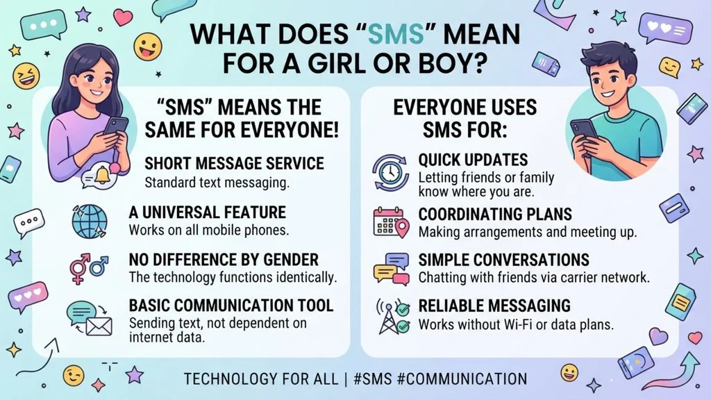 What Does “SMS” Mean From a Girl or Boy?