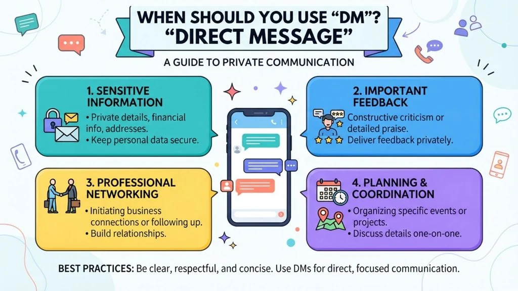 When Should You Use “DM”?