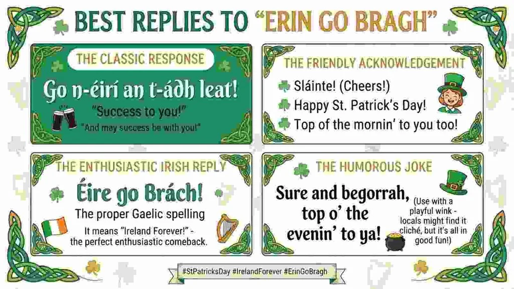Best Replies to “Erin Go Bragh”
