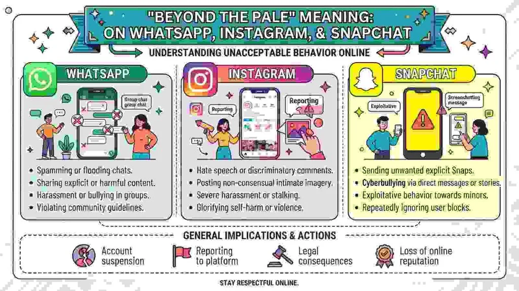 “Beyond the Pale” Meaning on WhatsApp, Instagram, and Snapchat