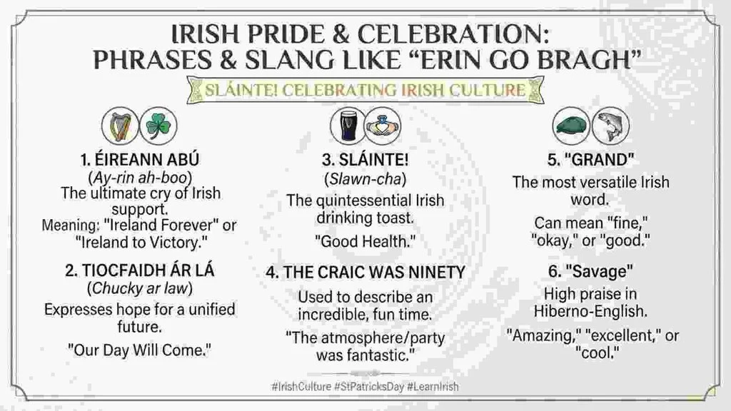 Similar Slang Words Like “Erin Go Bragh”