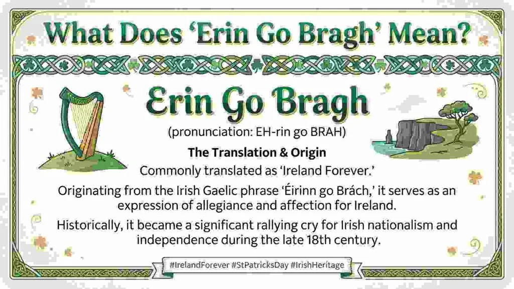 What Does “Erin Go Bragh” Mean in Text?
