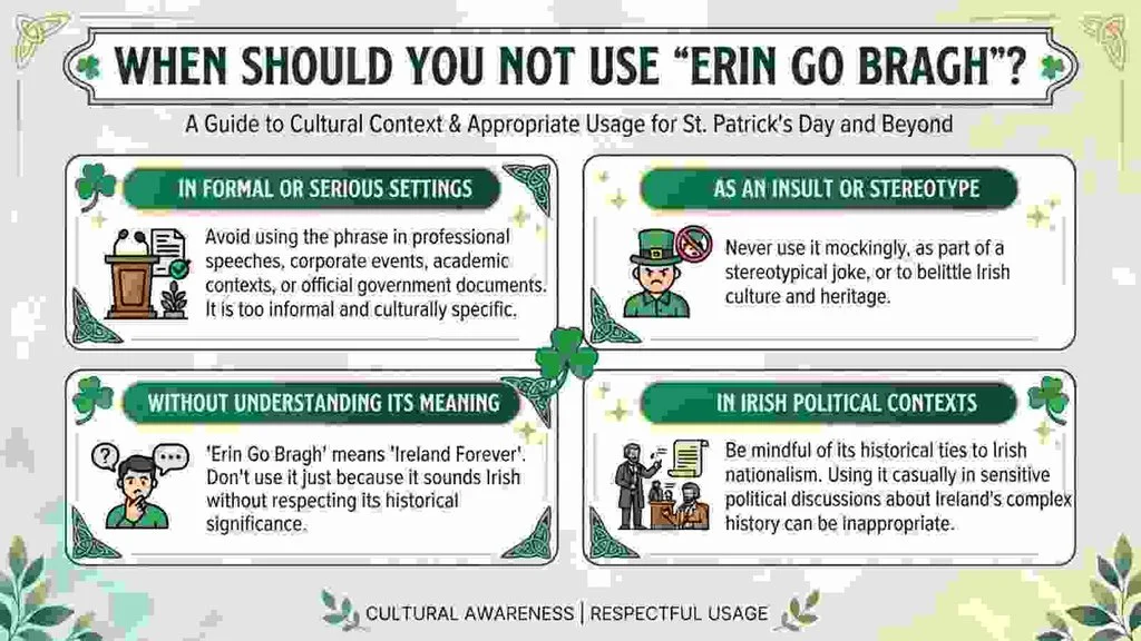 When Should You NOT Use “Erin Go Bragh”