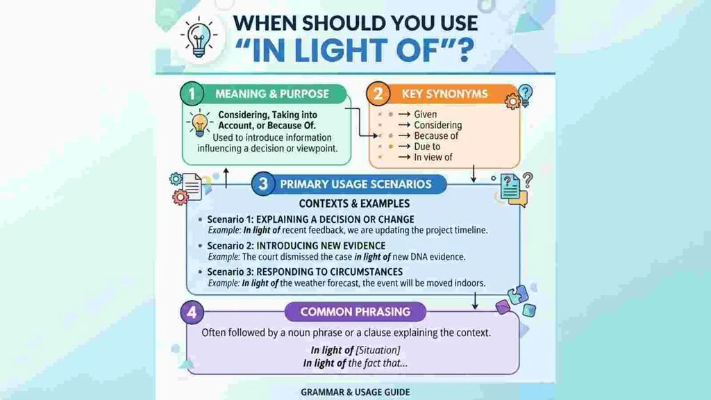 When Should You Use “In Light Of”?