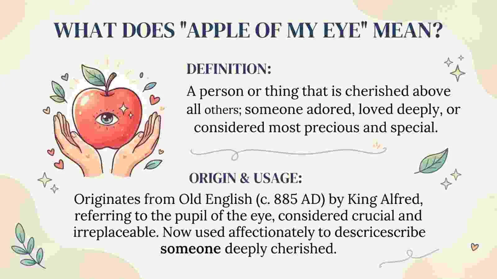 Apple of My Eye Meaning