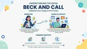 Beck and Call Meaning