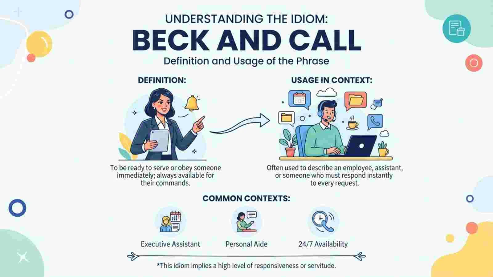 Beck and Call Meaning