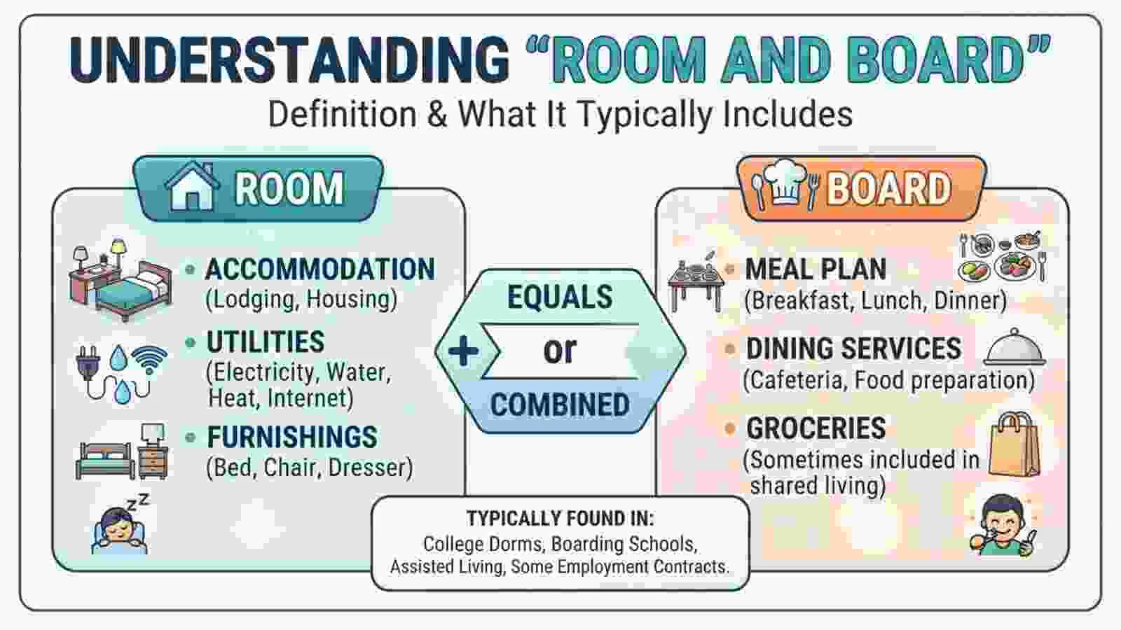 Room and Board Meaning in Text