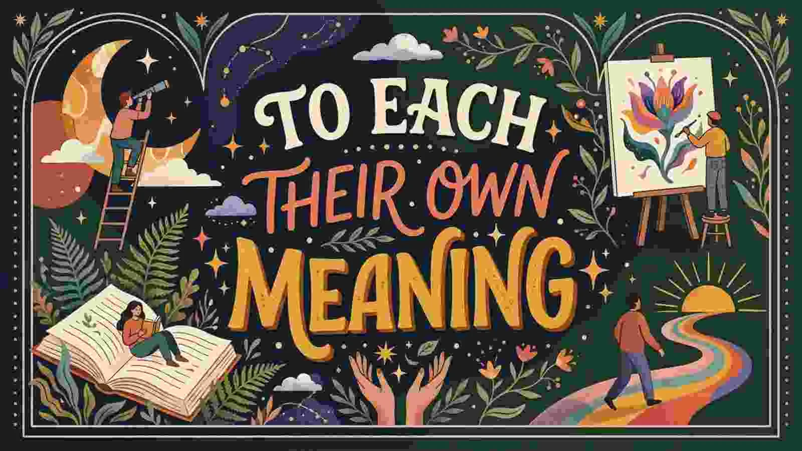 To Each Their Own Meaning