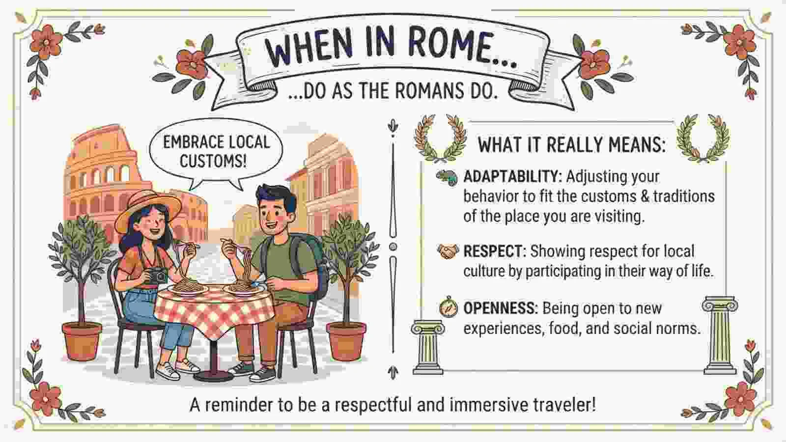 When in Rome Meaning